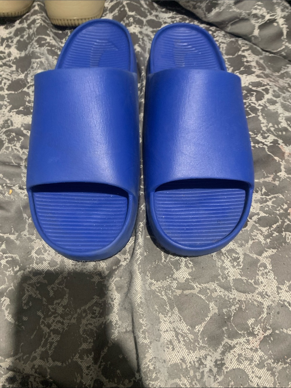 Nike Men's Blue Slide Sandals